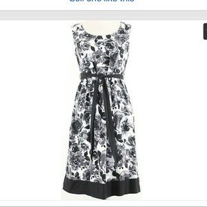 Motherhood Maternity Black & White Dress Sz XL